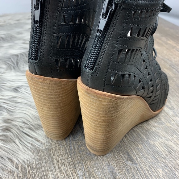 FINAL✂️ JEFFREY CAMPBELL ‘Rodillo’ CutOut Wedge - Picture 5 of 8